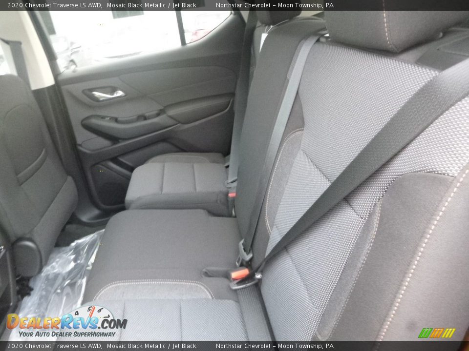 2020 Chevrolet Traverse LS AWD Mosaic Black Metallic / Jet Black Photo #12