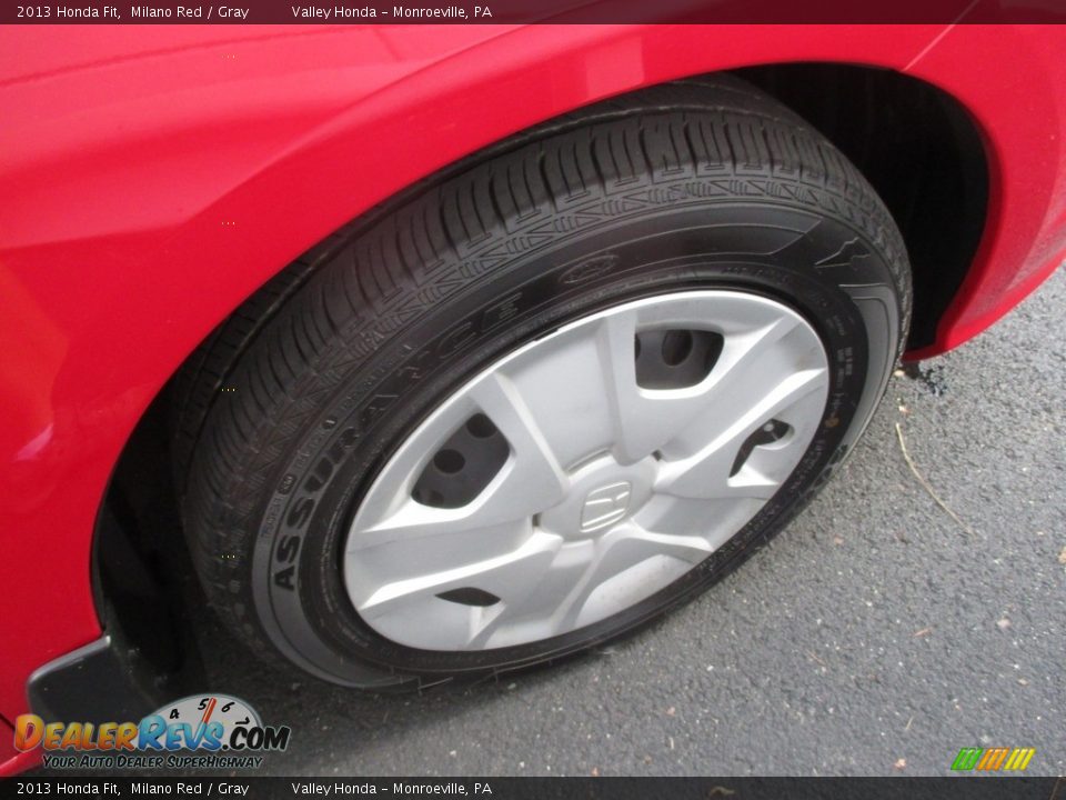 2013 Honda Fit Milano Red / Gray Photo #6