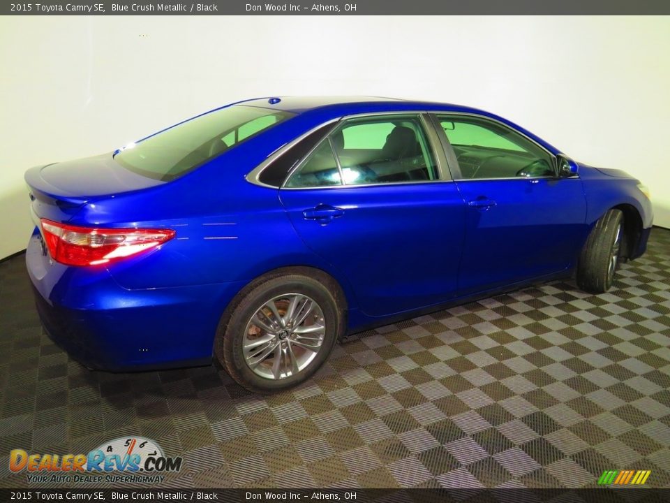 2015 Toyota Camry SE Blue Crush Metallic / Black Photo #15