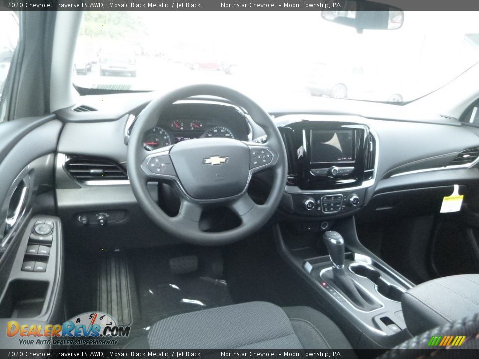 2020 Chevrolet Traverse LS AWD Mosaic Black Metallic / Jet Black Photo #13