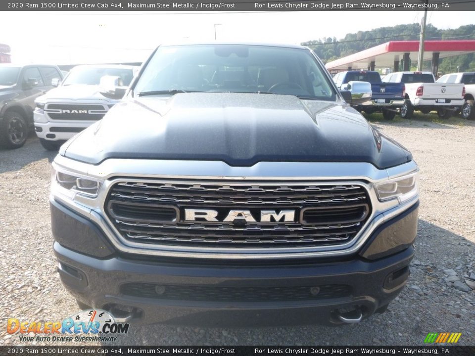 2020 Ram 1500 Limited Crew Cab 4x4 Maximum Steel Metallic / Indigo/Frost Photo #8