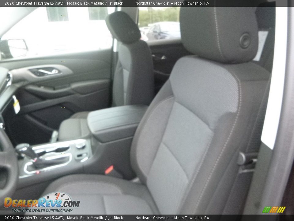 2020 Chevrolet Traverse LS AWD Mosaic Black Metallic / Jet Black Photo #14