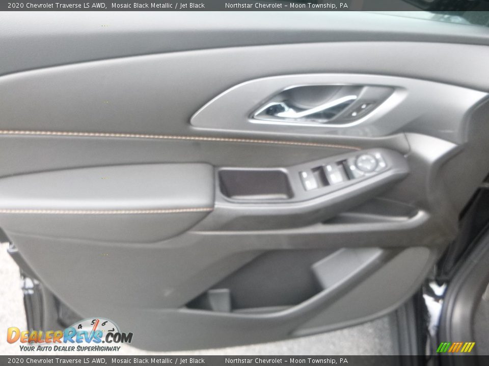 2020 Chevrolet Traverse LS AWD Mosaic Black Metallic / Jet Black Photo #15