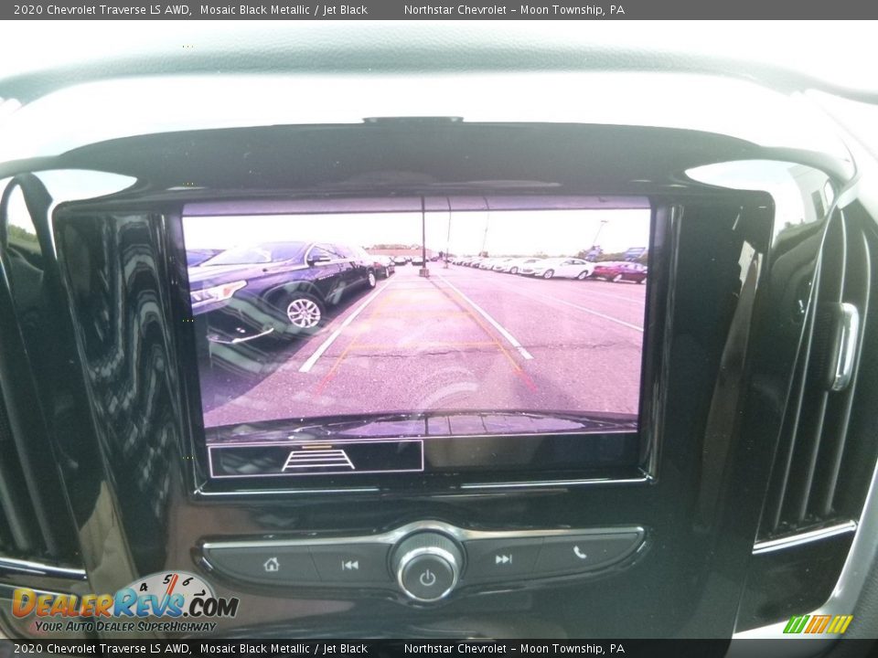 2020 Chevrolet Traverse LS AWD Mosaic Black Metallic / Jet Black Photo #18