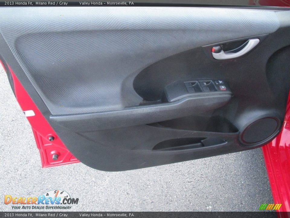 2013 Honda Fit Milano Red / Gray Photo #10