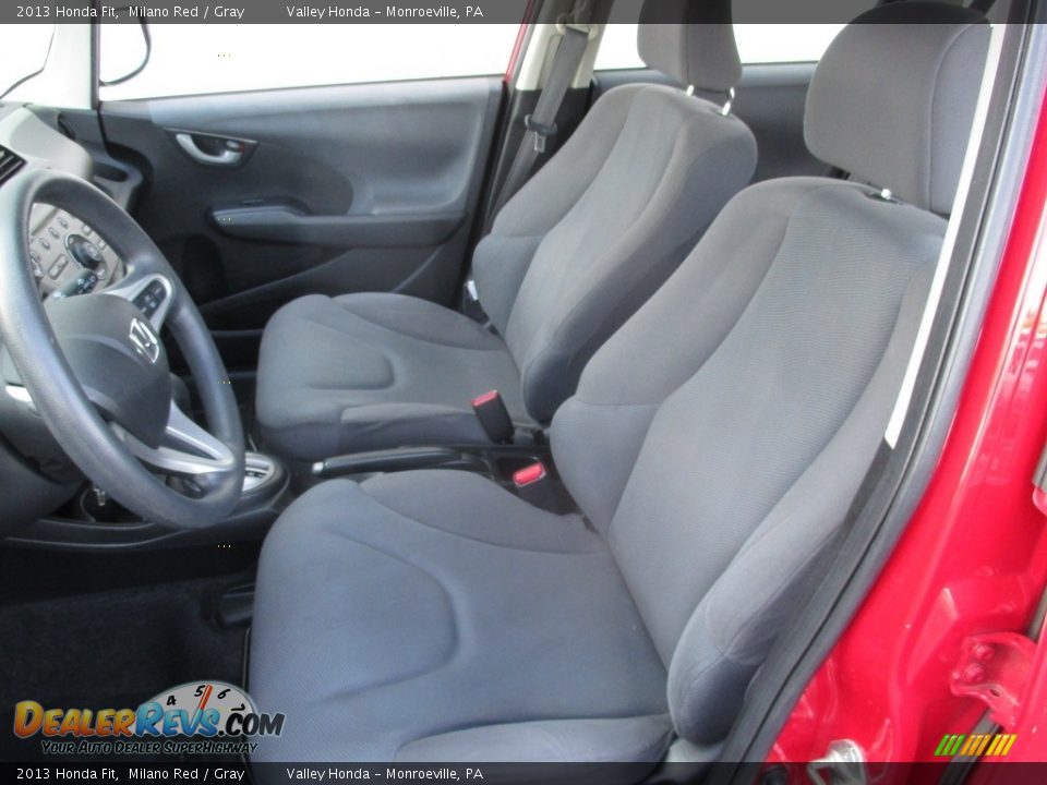 2013 Honda Fit Milano Red / Gray Photo #11