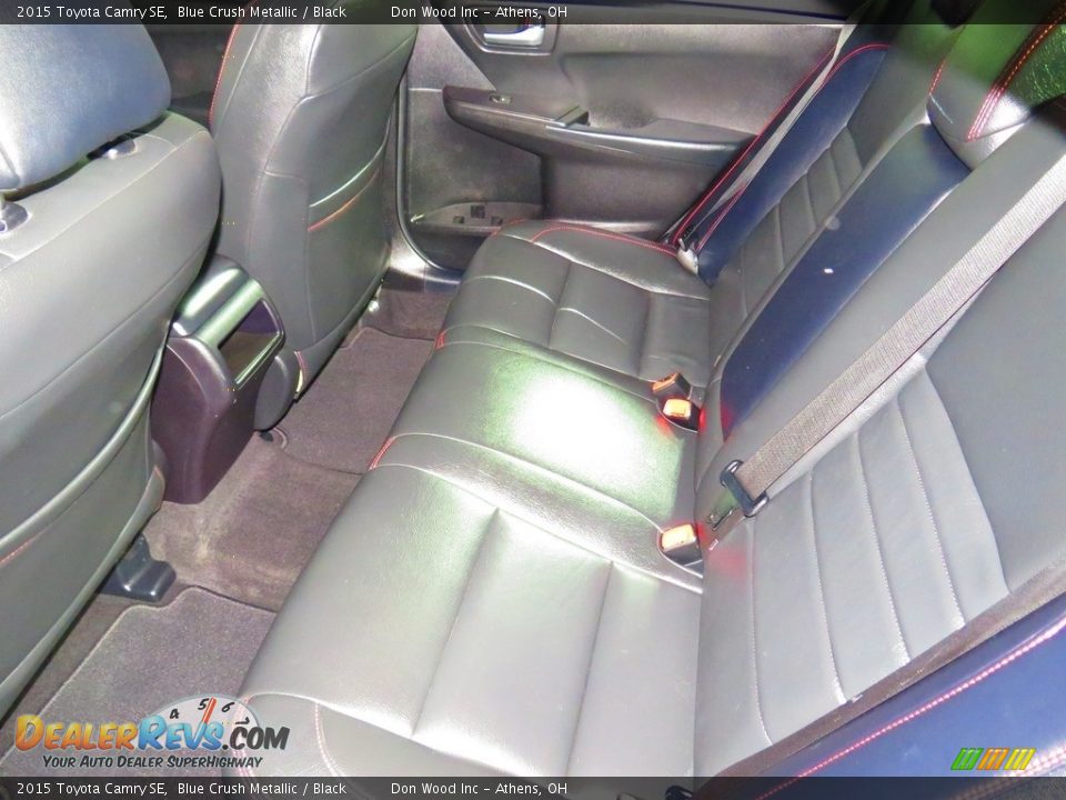 2015 Toyota Camry SE Blue Crush Metallic / Black Photo #22