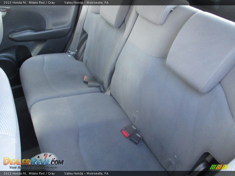 2013 Honda Fit Milano Red / Gray Photo #12