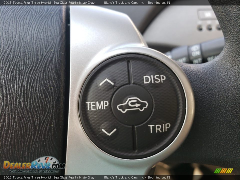 2015 Toyota Prius Three Hybrid Sea Glass Pearl / Misty Gray Photo #13