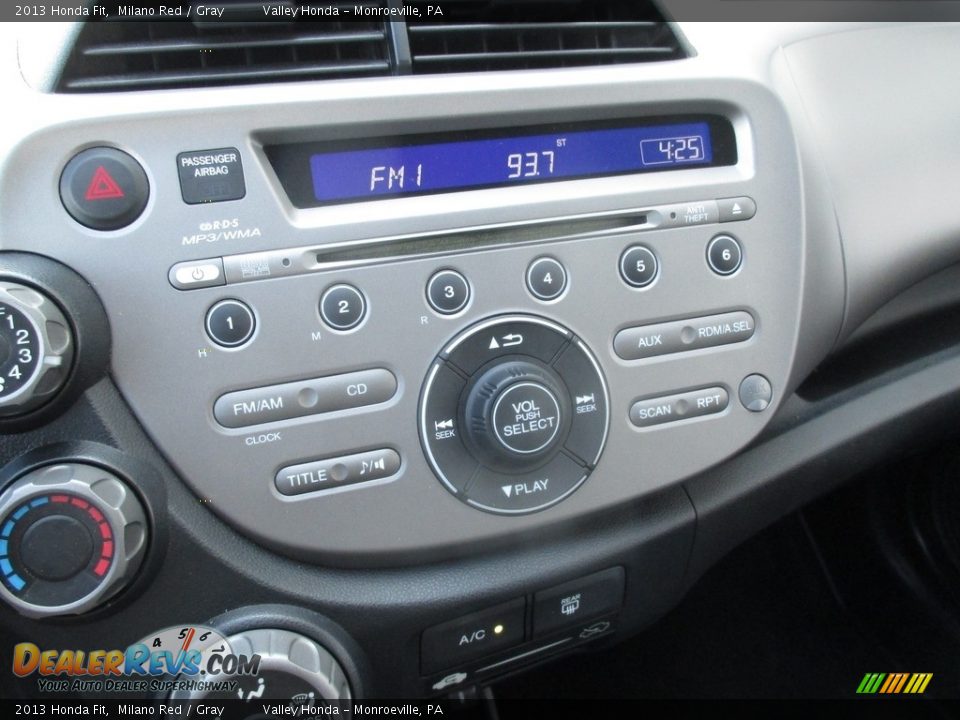 2013 Honda Fit Milano Red / Gray Photo #15