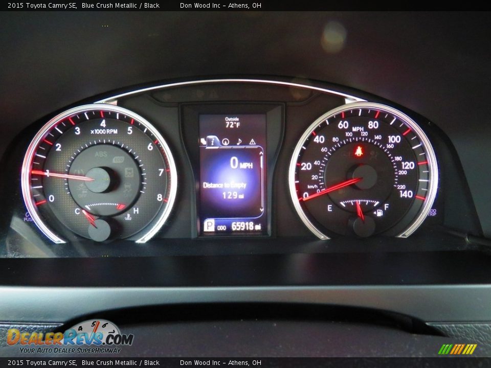 2015 Toyota Camry SE Blue Crush Metallic / Black Photo #28