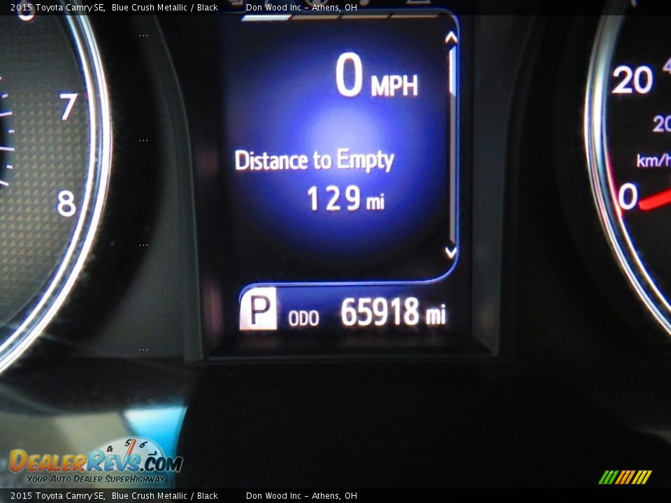 2015 Toyota Camry SE Blue Crush Metallic / Black Photo #29