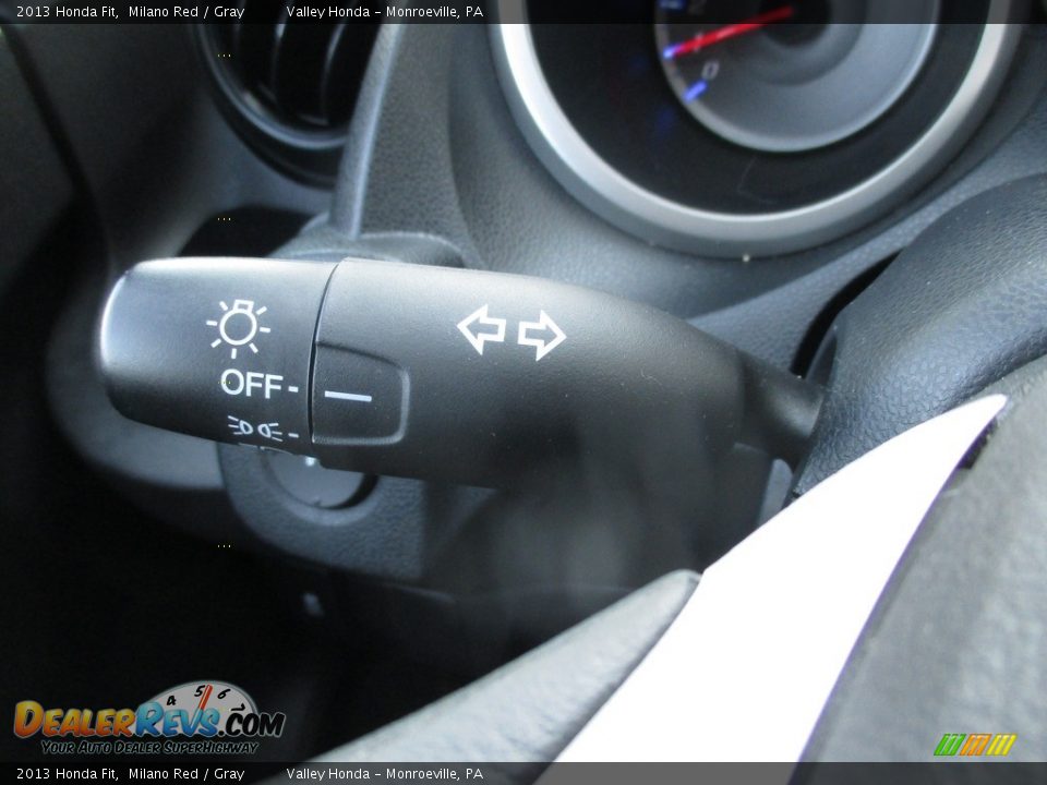 2013 Honda Fit Milano Red / Gray Photo #18