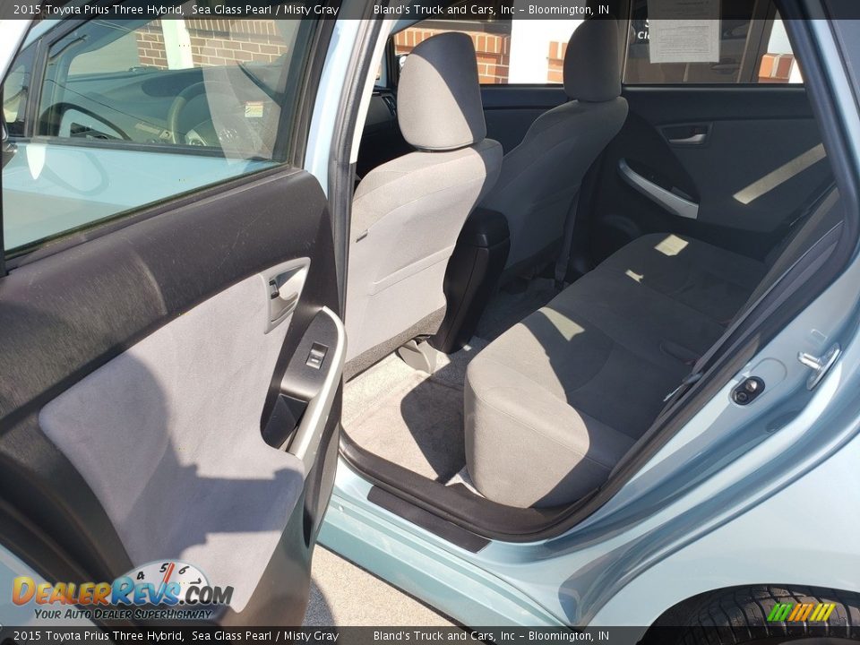 2015 Toyota Prius Three Hybrid Sea Glass Pearl / Misty Gray Photo #26