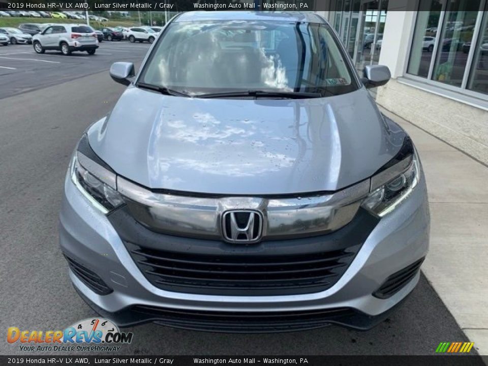 2019 Honda HR-V LX AWD Lunar Silver Metallic / Gray Photo #3