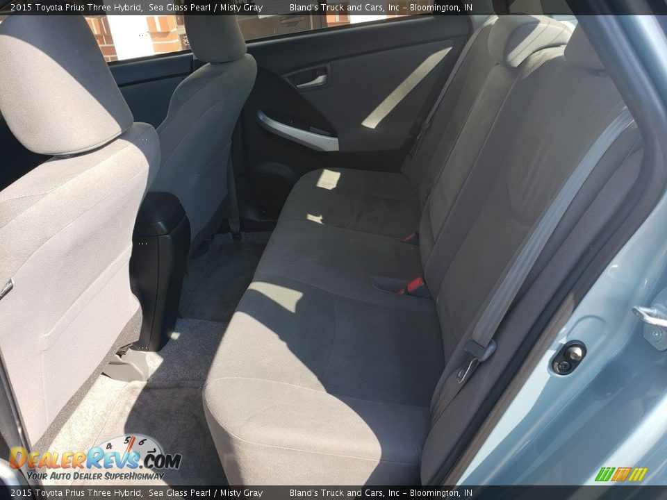 2015 Toyota Prius Three Hybrid Sea Glass Pearl / Misty Gray Photo #27