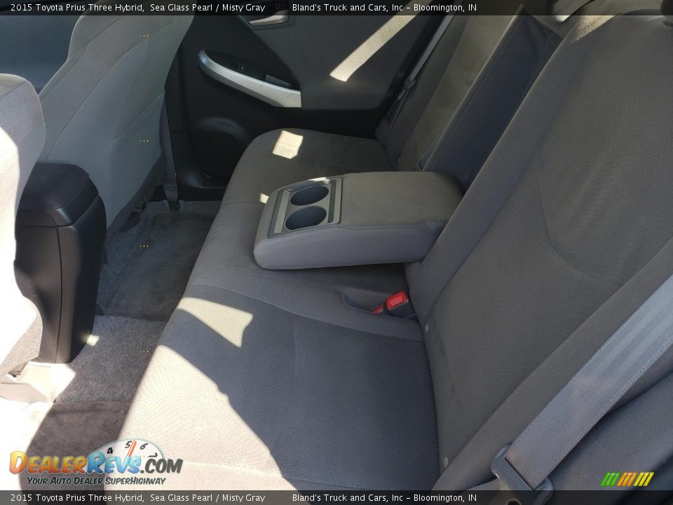 2015 Toyota Prius Three Hybrid Sea Glass Pearl / Misty Gray Photo #28