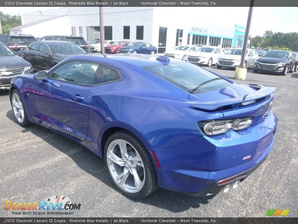 2020 Chevrolet Camaro SS Coupe Riverside Blue Metallic / Jet Black Photo #3