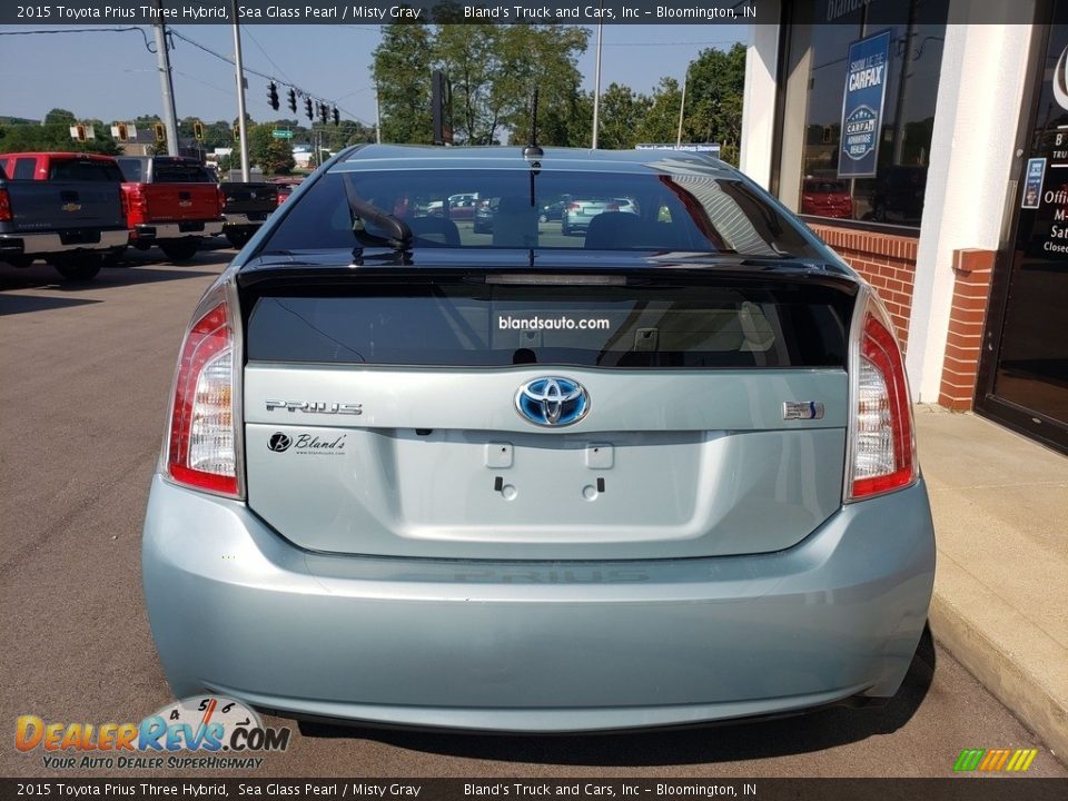 2015 Toyota Prius Three Hybrid Sea Glass Pearl / Misty Gray Photo #31