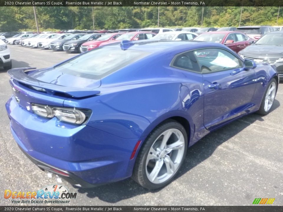 2020 Chevrolet Camaro SS Coupe Riverside Blue Metallic / Jet Black Photo #5