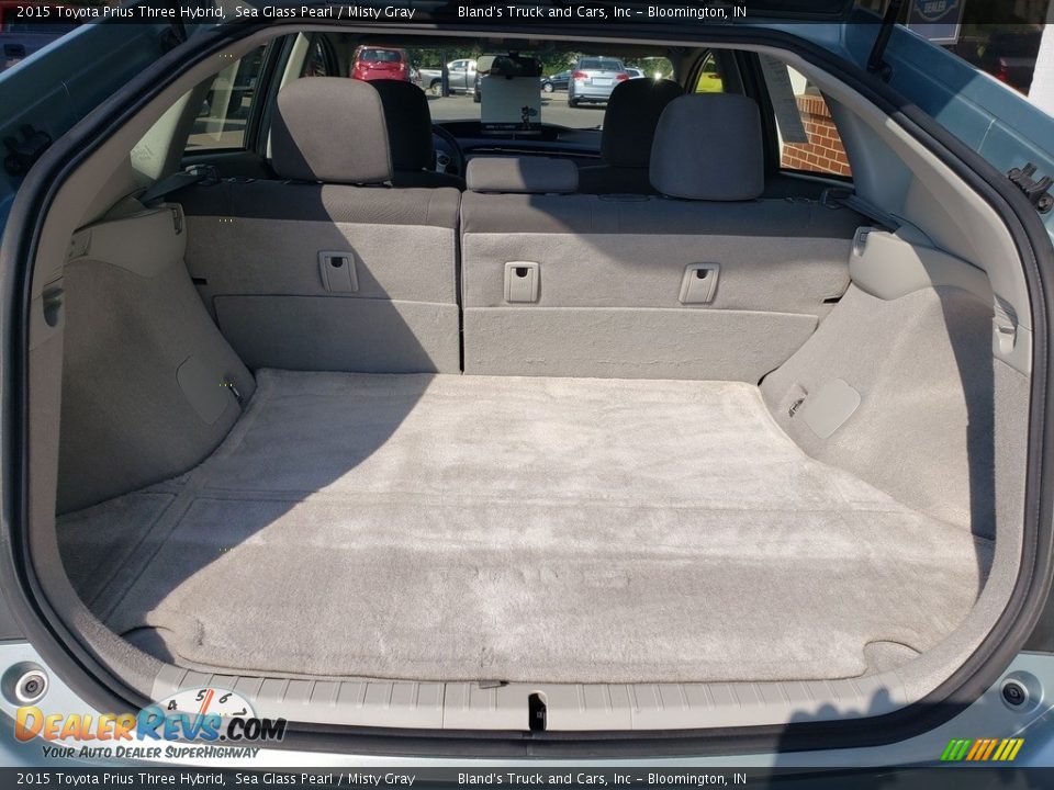 2015 Toyota Prius Three Hybrid Sea Glass Pearl / Misty Gray Photo #34
