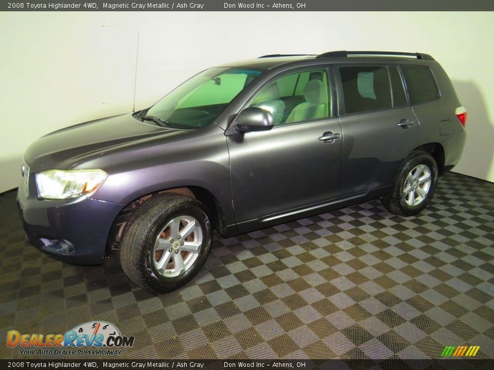 2008 Toyota Highlander 4WD Magnetic Gray Metallic / Ash Gray Photo #7