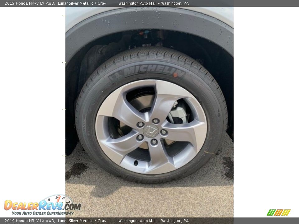 2019 Honda HR-V LX AWD Lunar Silver Metallic / Gray Photo #29