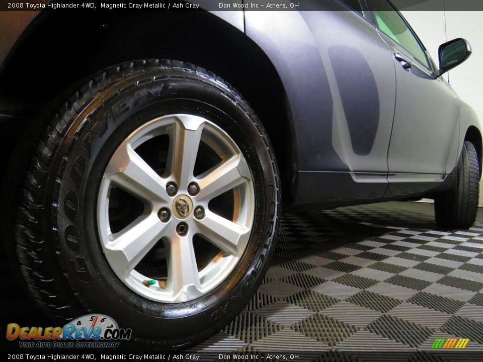 2008 Toyota Highlander 4WD Magnetic Gray Metallic / Ash Gray Photo #15