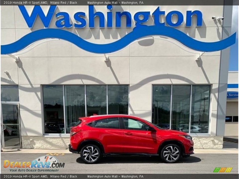 2019 Honda HR-V Sport AWD Milano Red / Black Photo #1