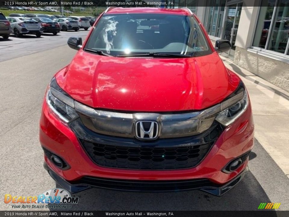 2019 Honda HR-V Sport AWD Milano Red / Black Photo #3