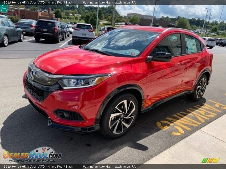 2019 Honda HR-V Sport AWD Milano Red / Black Photo #4