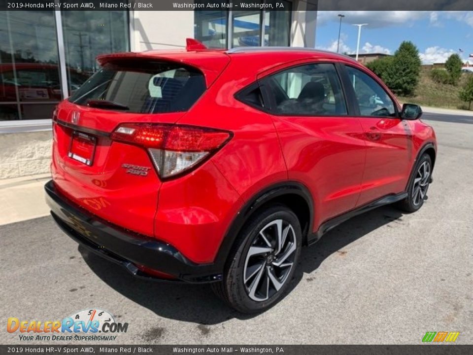 2019 Honda HR-V Sport AWD Milano Red / Black Photo #7