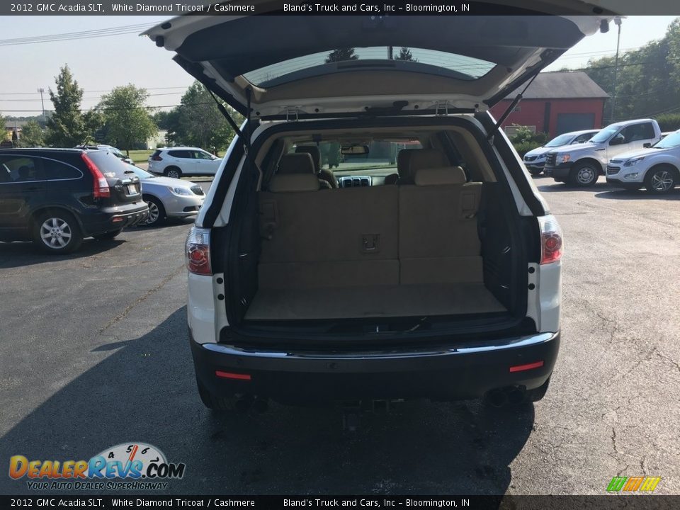 2012 GMC Acadia SLT White Diamond Tricoat / Cashmere Photo #9