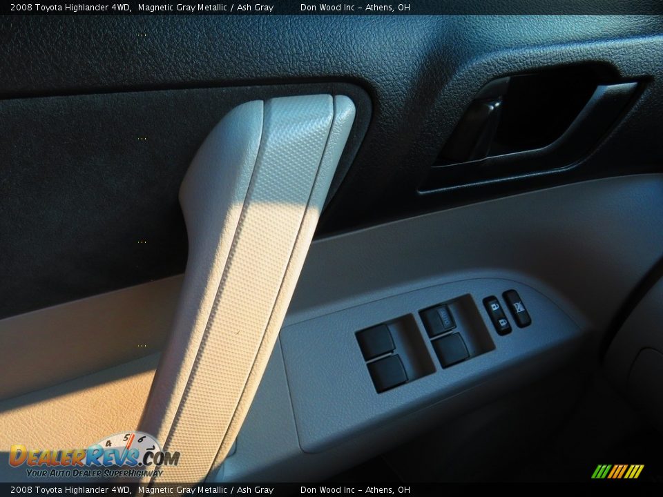 2008 Toyota Highlander 4WD Magnetic Gray Metallic / Ash Gray Photo #34