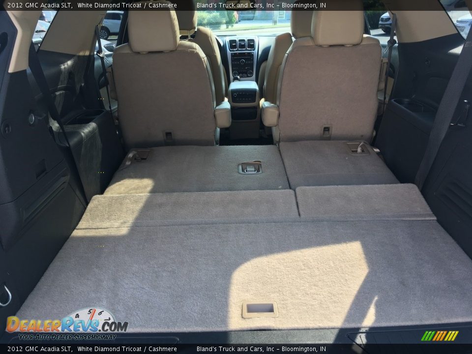 2012 GMC Acadia SLT White Diamond Tricoat / Cashmere Photo #10