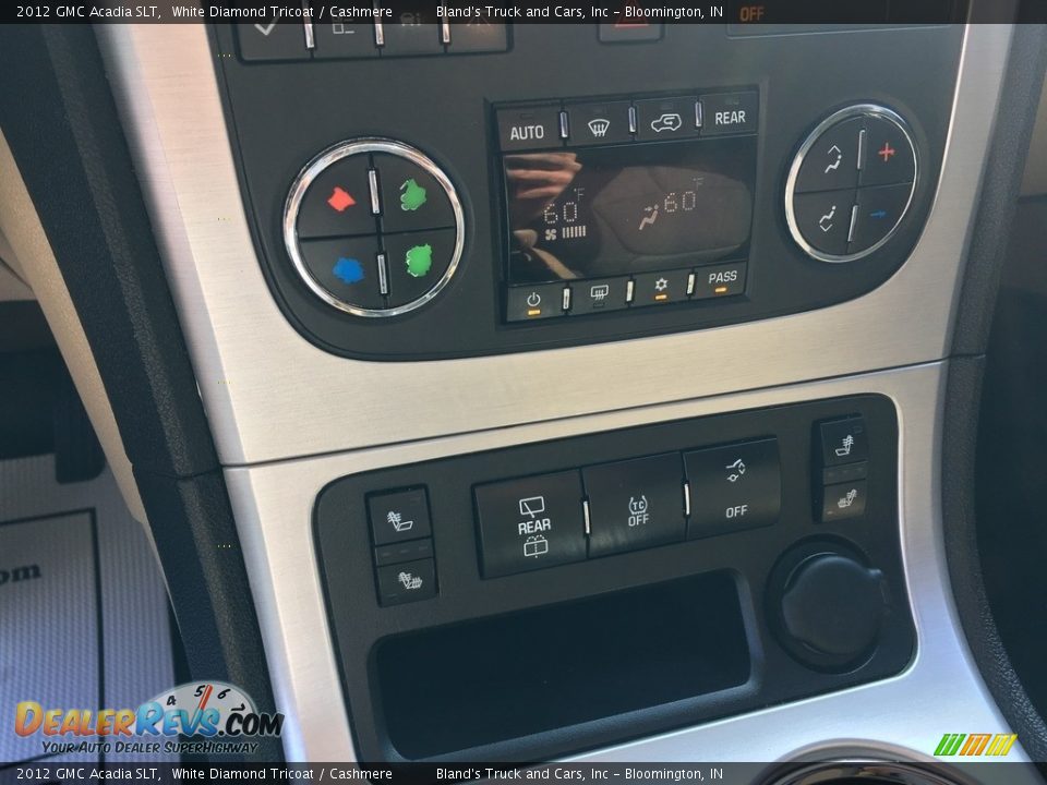 2012 GMC Acadia SLT White Diamond Tricoat / Cashmere Photo #23