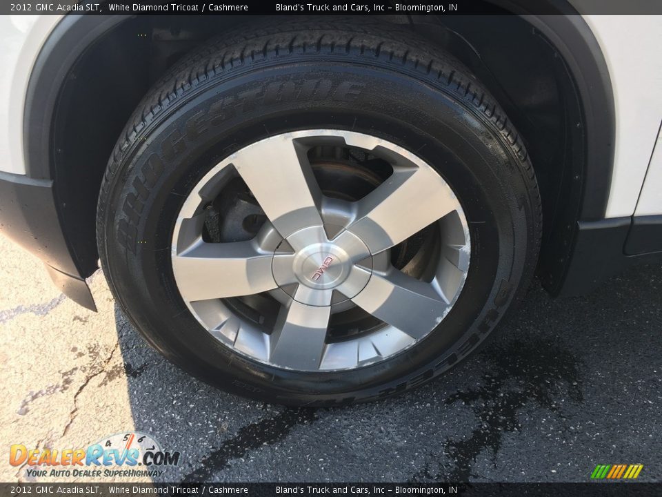 2012 GMC Acadia SLT White Diamond Tricoat / Cashmere Photo #34