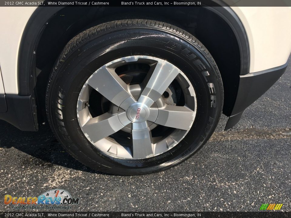 2012 GMC Acadia SLT White Diamond Tricoat / Cashmere Photo #35