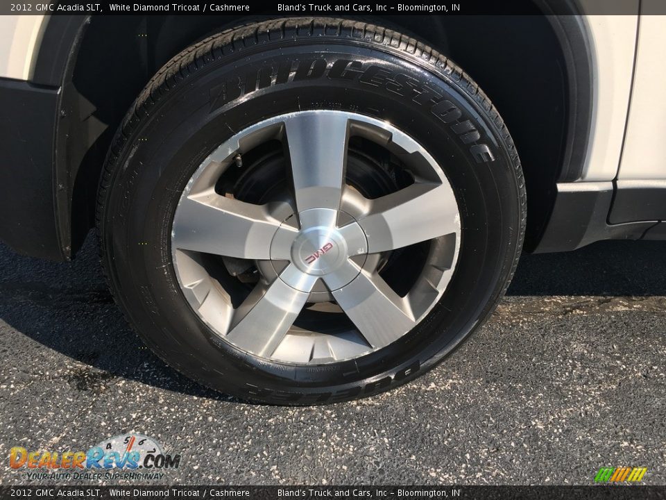 2012 GMC Acadia SLT White Diamond Tricoat / Cashmere Photo #36