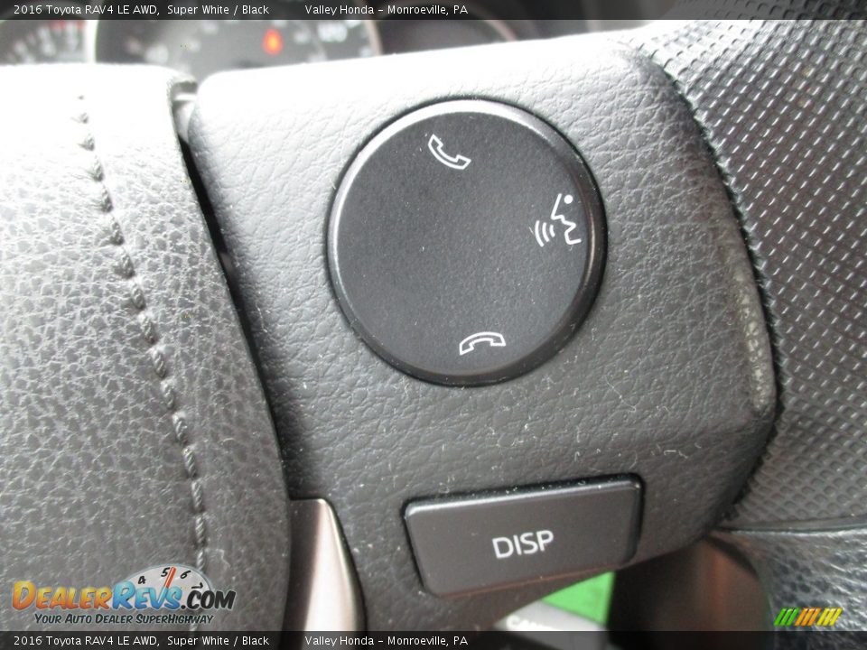 2016 Toyota RAV4 LE AWD Super White / Black Photo #18