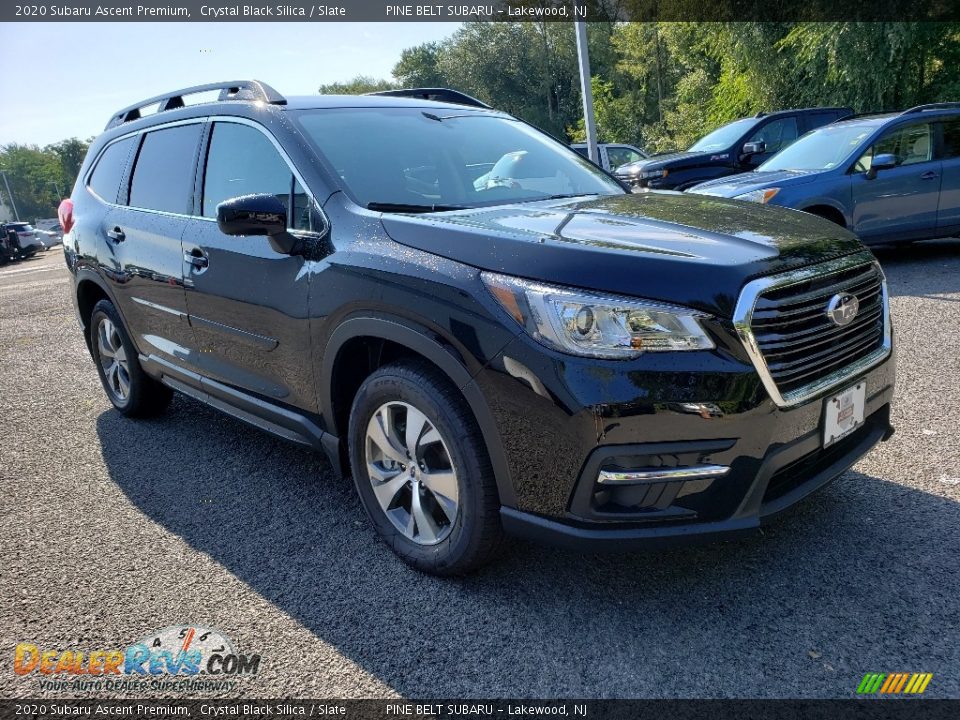 2020 Subaru Ascent Premium Crystal Black Silica / Slate Photo #1