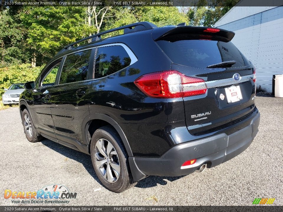 2020 Subaru Ascent Premium Crystal Black Silica / Slate Photo #2