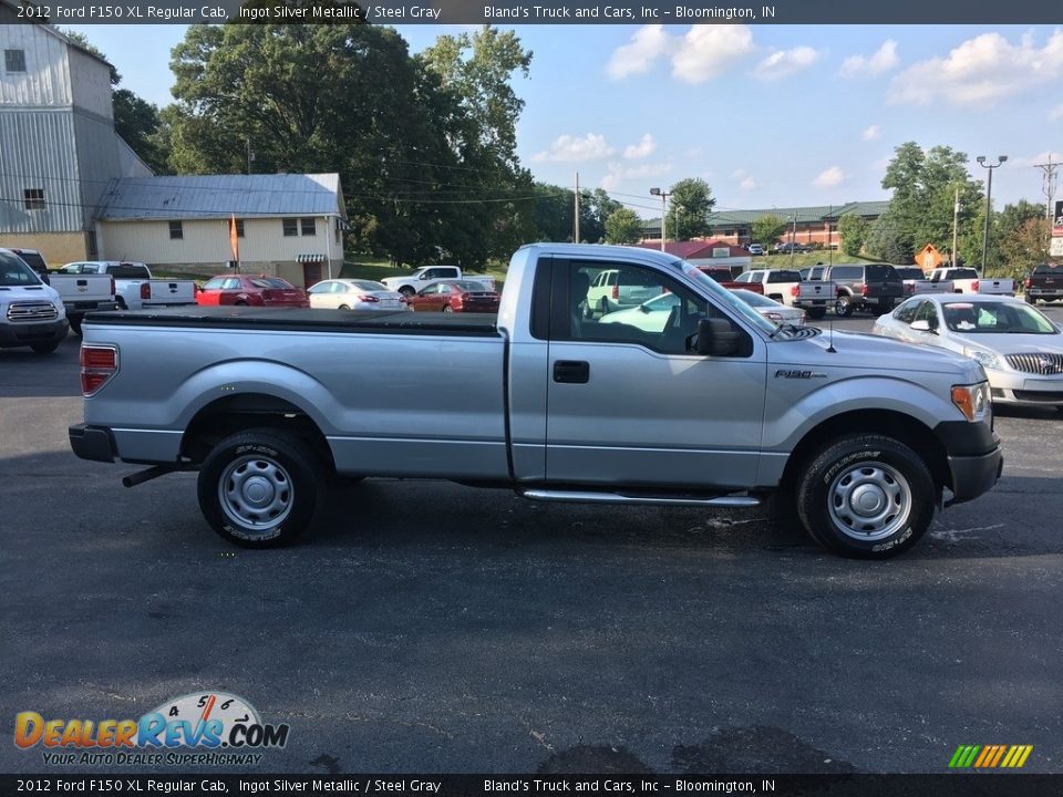 2012 Ford F150 XL Regular Cab Ingot Silver Metallic / Steel Gray Photo #5