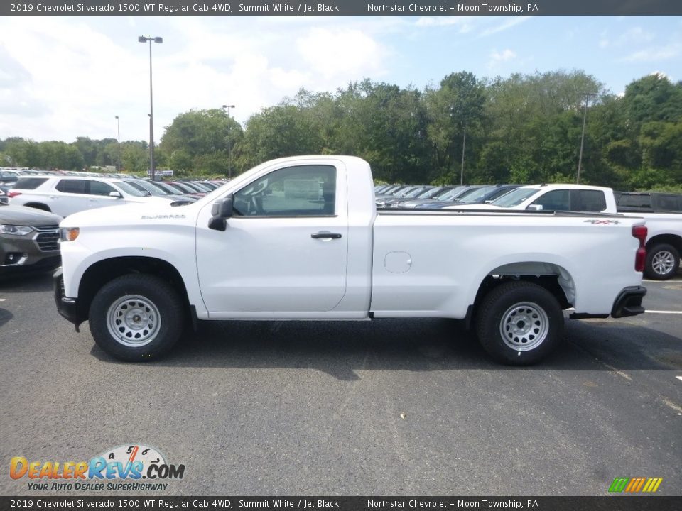 Summit White 2019 Chevrolet Silverado 1500 WT Regular Cab 4WD Photo #2