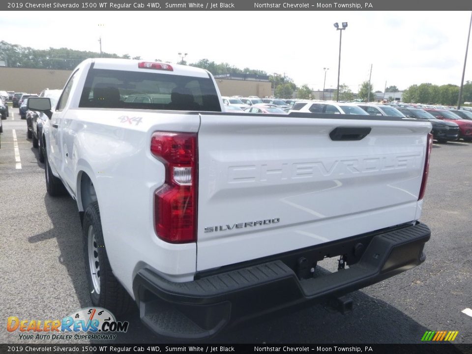 2019 Chevrolet Silverado 1500 WT Regular Cab 4WD Summit White / Jet Black Photo #3