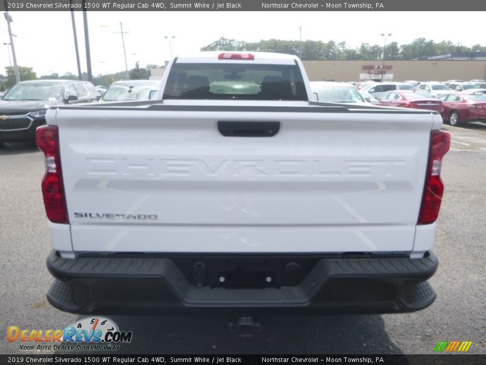 2019 Chevrolet Silverado 1500 WT Regular Cab 4WD Summit White / Jet Black Photo #4