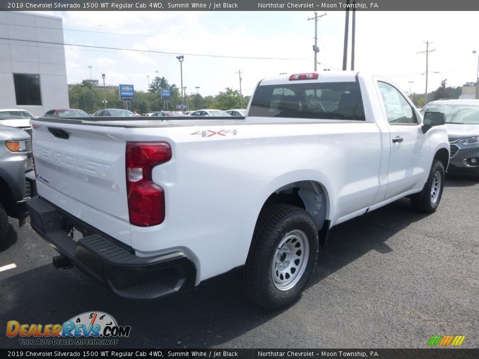 2019 Chevrolet Silverado 1500 WT Regular Cab 4WD Summit White / Jet Black Photo #5