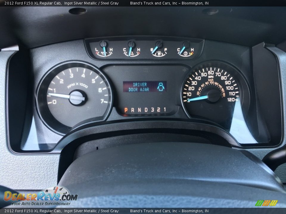 2012 Ford F150 XL Regular Cab Ingot Silver Metallic / Steel Gray Photo #14