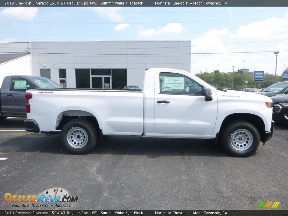 2019 Chevrolet Silverado 1500 WT Regular Cab 4WD Summit White / Jet Black Photo #6