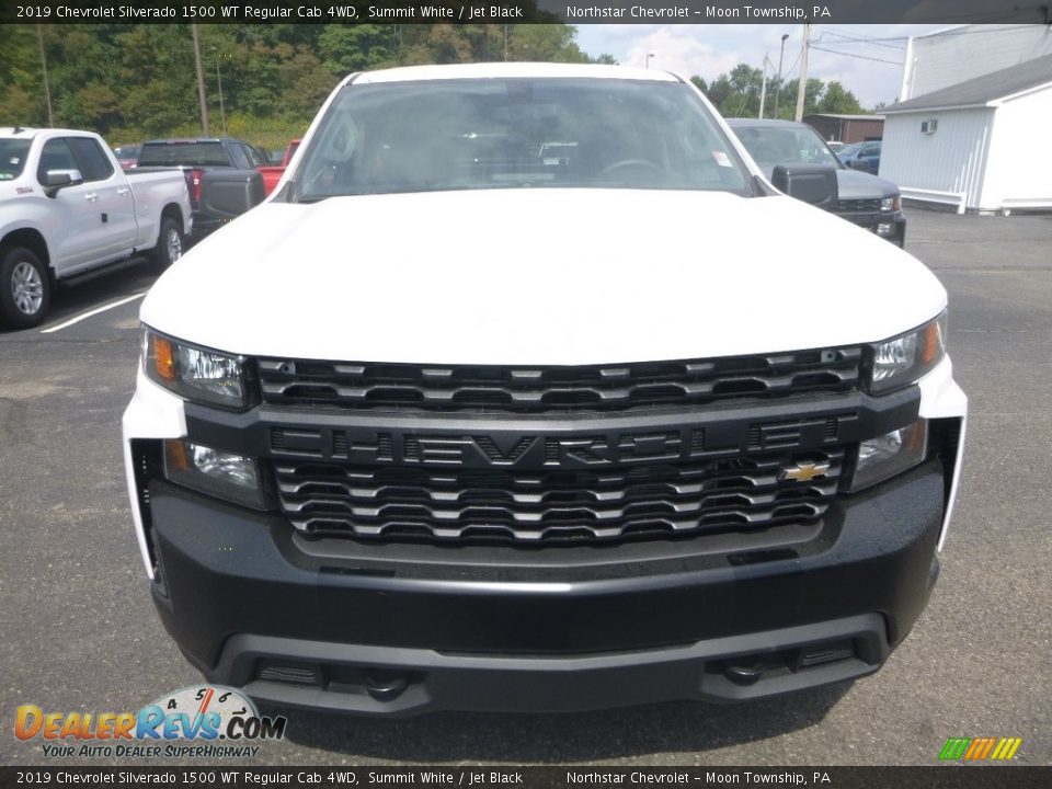 2019 Chevrolet Silverado 1500 WT Regular Cab 4WD Summit White / Jet Black Photo #8